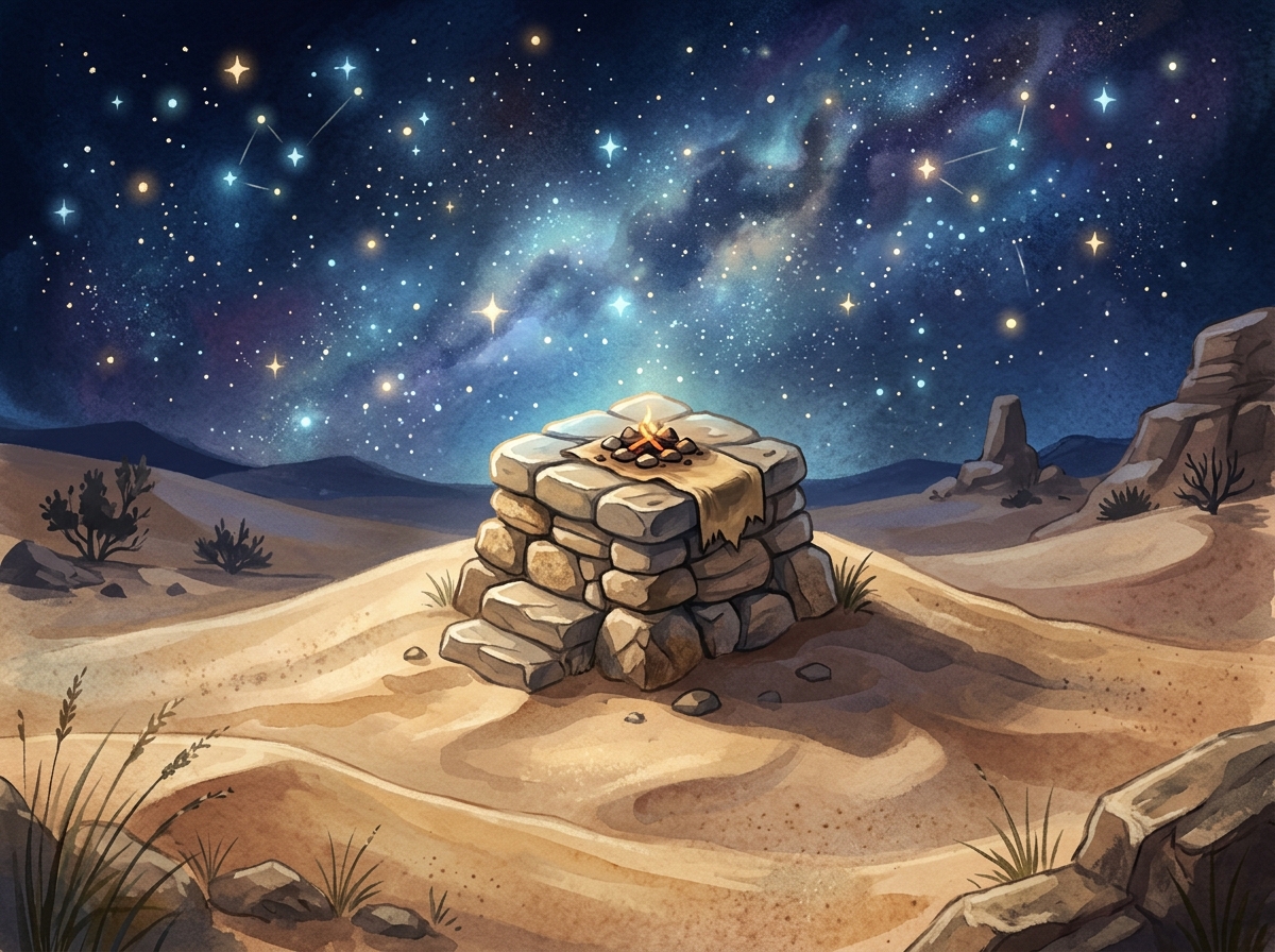 Look up at the stars.
